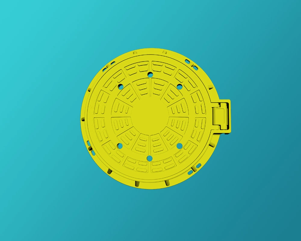 FK502 - B125 Composite Manhole Cover-Hinged